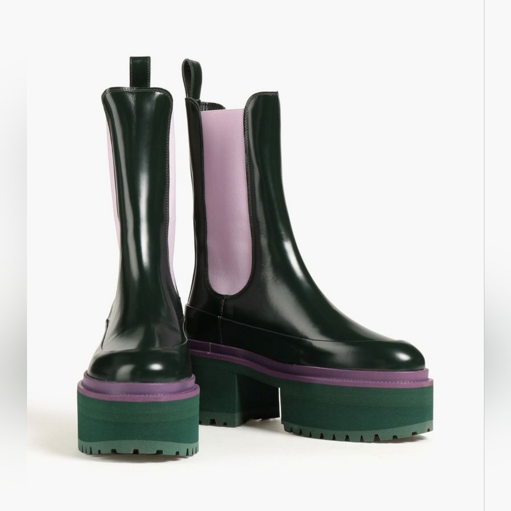 STINE GOYA Viola Eloise Platform Chelsea Boots MSRP $580 - Picture 2 of 16